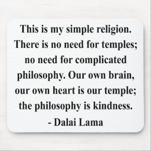 Dalai- Lamazitat 6a Mousepad