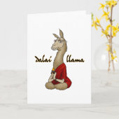 Dalai Llama Karte (Gelbe Blume)