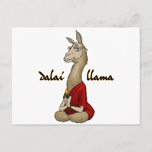 Dalai Llama Postkarte (Vorderseite)