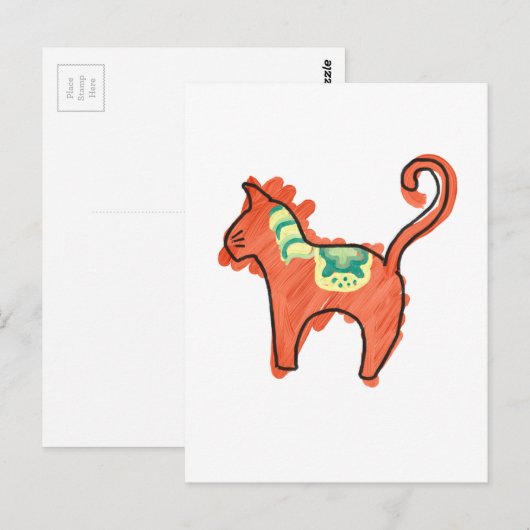 Dalakat #6 postkarte (Vorne/Hinten)