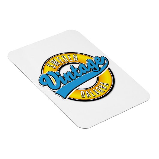 Dalarna Schweden Vintag Magnet (Rechte Seite)