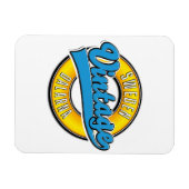 Dalarna Schweden Vintag Magnet (Horizontal)