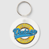 Dalarna Schweden Vintag Schlüsselanhänger (Rückseite)