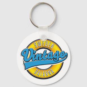 Dalarna Schweden vintage Schlüsselanhänger
