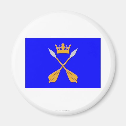 Dalarnas län flag magnet (Vorne)
