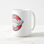 Dalat Vietnam Retro-Logo Kaffeetasse (VorderseiteRechts)
