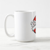 Dalat Vietnam Retro-Logo Kaffeetasse (Links)