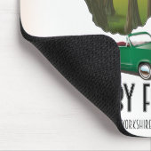 Dalby Forest North Yorkshire Reiseplan Mousepad (Ecke)