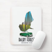 Dalby Forest North Yorkshire Reiseplan Mousepad (Mit Mouse)
