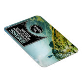 Dale Carnegie Inspiration Zitat "Angst" flexibel Magnet (Rechte Seite)