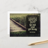 Dale Carnegie Inspiration Zitat "Get geschäftig"