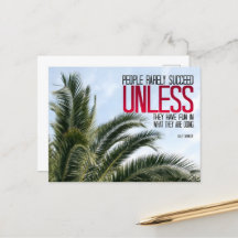 Dale Carnegie Inspiration Zitat "Have fun"