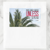 Dale Carnegie Inspiration Zitat "Have fun" Rechteckiger Aufkleber (Tasche)