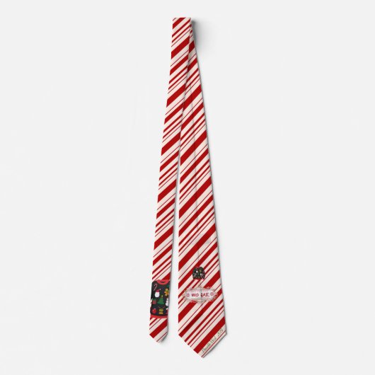 Dale Christmas Collection Rot und Weiß Sweater Krawatte (Rückseite)