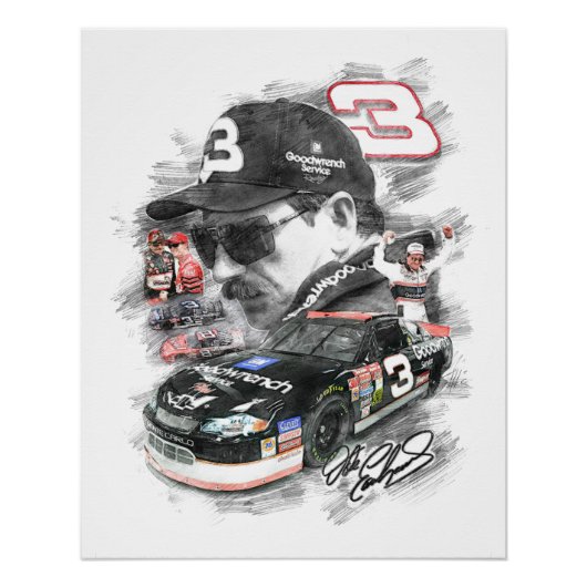 Dale Earnhardt Poster (Vorderseite)