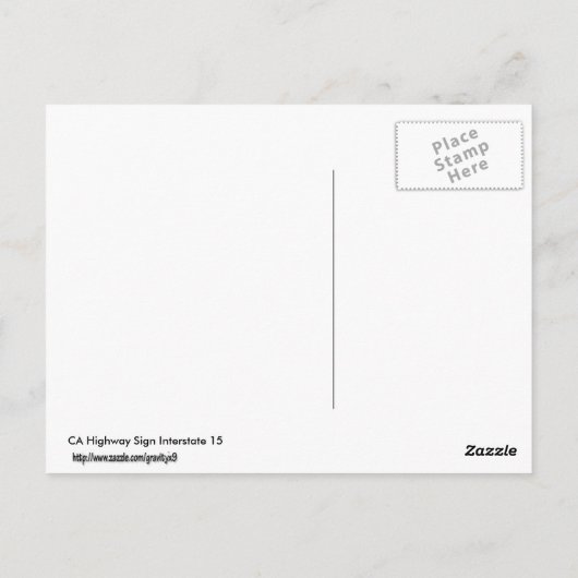 Dale Evans Pkway Postkarte (Rückseite)