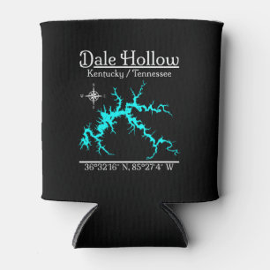 Dale Hollow Lake Kentucky Tennessee Seekarte Dosenkühler