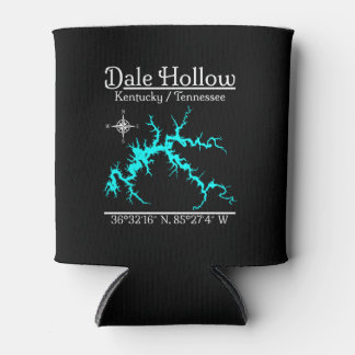 Dale Hollow Lake Kentucky Tennessee Seekarte Dosenkühler