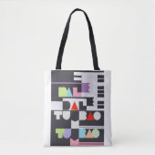 Dale Tumbao Paper Collage Tasche (Vorderseite)