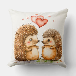 Dale und Peggy Valentine Igel Kissen