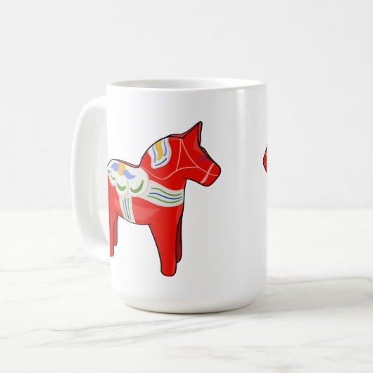 Dalecarlian horse kaffeetasse (Vorderseite Links)