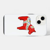 Dalecarlian-Pferd iPhone Hülle (Rückseite (Horizontal))