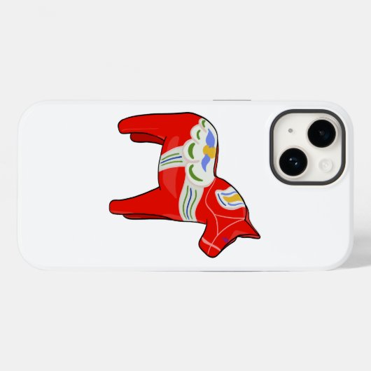 Dalecarlisches Pferd Case-Mate iPhone Hülle (Rückseite (Horizontal))