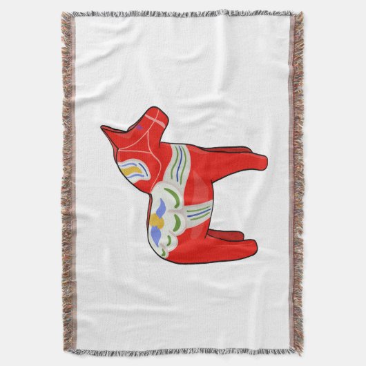 Dalecarlisches Pferd Decke (Vorderseite Vertikal)