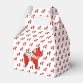 Dalecarlisches Pferd Geschenkschachtel (Rückseite)