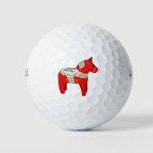Dalecarlisches Pferd Golfball (Vorderseite)