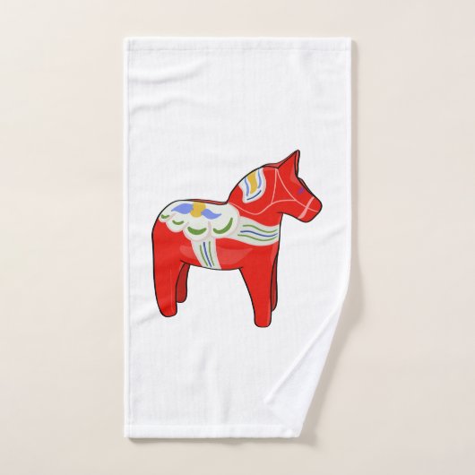 Dalecarlisches Pferd Handtuch (Handtuch)