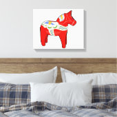 Dalecarlisches Pferd Leinwanddruck (Insitu (Schlafzimmer))