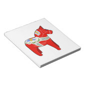 Dalecarlisches Pferd Notizblock (angewinkelt)