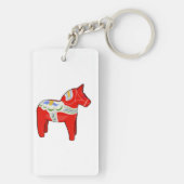 Dalecarlisches Pferd Schlüsselanhänger (Rückseite)