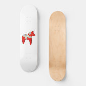 Dalecarlisches Pferd Skateboard (Vorderseite)