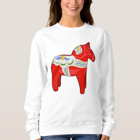 Dalecarlisches Pferd Sweatshirt (Vorderseite)