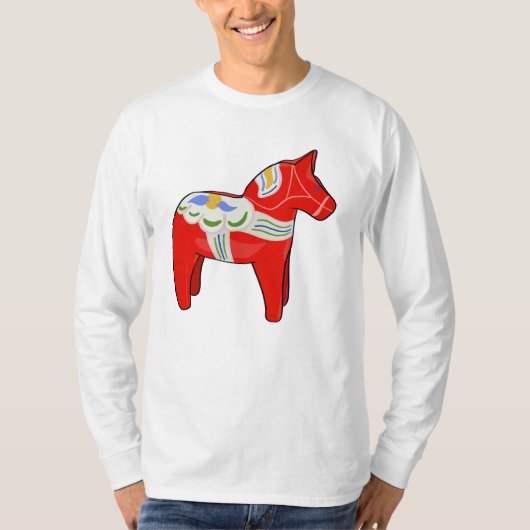 Dalecarlisches Pferd T-Shirt (Vorderseite)