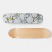 Dalek "Old School" Grau Skateboard (Horizontal)