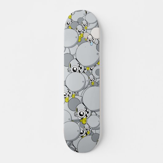 Dalek "Old School" Grau Skateboard (Vorne)