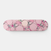 Dalek "Old School" Rosa Skateboard (Horizontal)