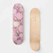 Dalek "Old School" Rosa Skateboard (Vorderseite)