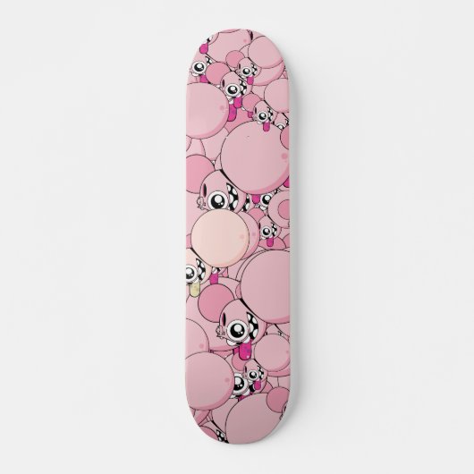Dalek "Old School" Rosa Skateboard (Vorne)