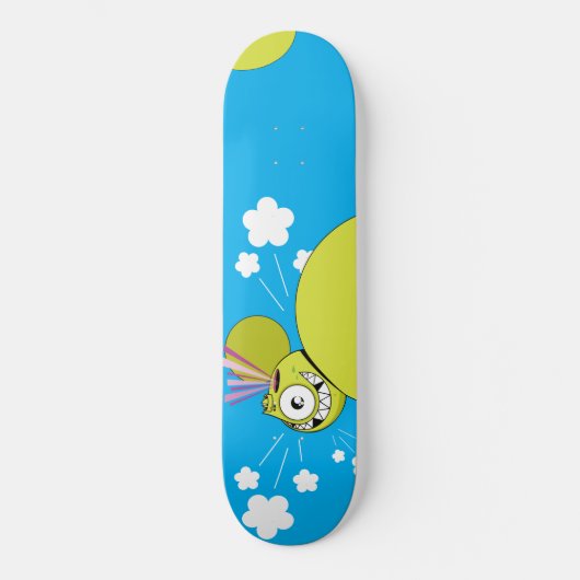 Dalek "Regenbogen-Gedanken " Skateboard (Vorderseite)