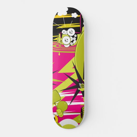Dalek "Triptych Teil 2" Skateboard (Vorderseite)
