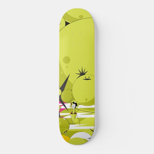Dalek "Triptych Teil 3" Skateboard (Vorderseite)