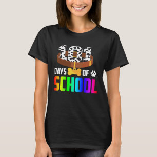 Dalenum Hund 101 Tage Schullehrer T-Shirt