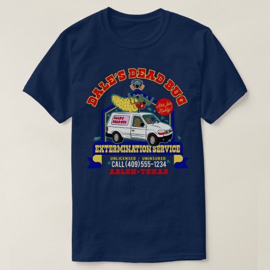 Dales Dead Bug Service T-Shirt (Design vorne)