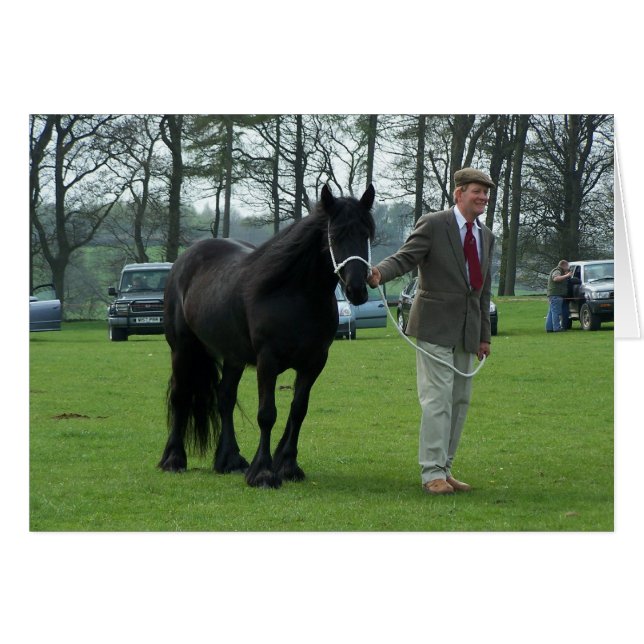 Dales Pony Card (Vorderseite (Horizontal))