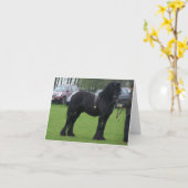 Dales Stallions-Mitteilungskarten Karte (Gelbe Blume)