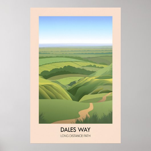 Dales Way Reiseplakat Poster (Vorne)